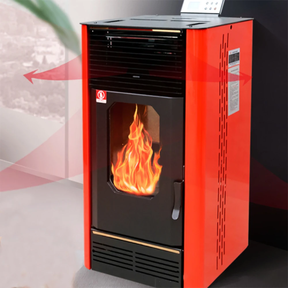 Winter Biomass Pellet Heating Stove Sawdust Pellet Heating Stove Air Heating  Household Commercial Indoor Smokeless Automatic - AliExpress
