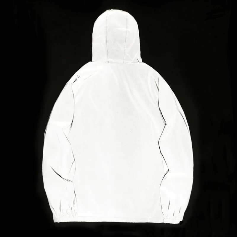 Reflective Jackets S-5XL Autumn Winter Men / Women Reflect Motorcycle Jacket Waterproof Windbreaker Hoodies