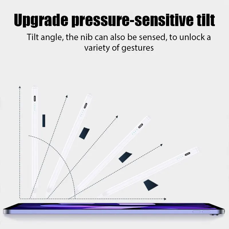 Enhanced Palm Rejection Stylus with Power Display