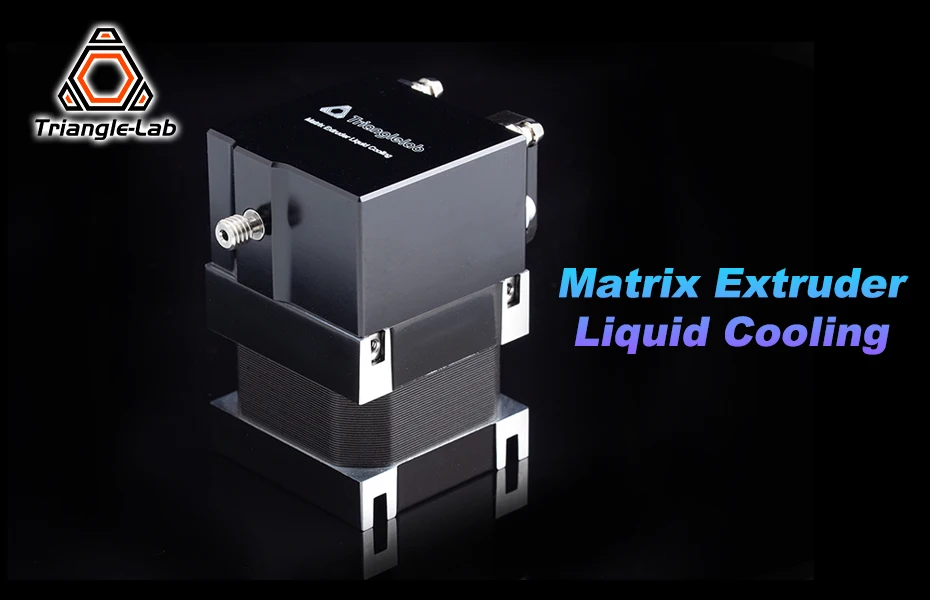 Rs dreieck lab matrix extruder flüssigkeits kühlung 3d drucker für ender 3 prusa cr10 anet artillerie seitenwickler x1 blv bär – Detail 1
