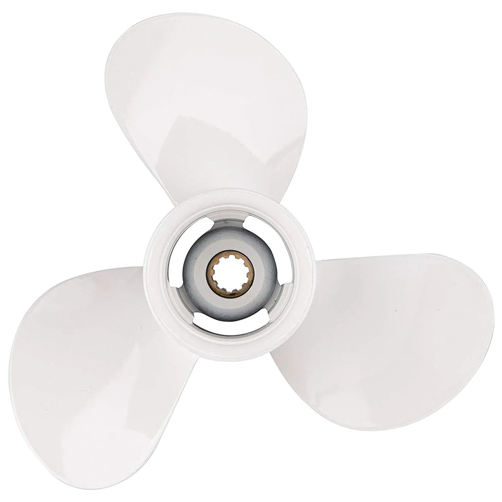 For Yamaha 20Hp 25Hp 9 7/8X10 1/2 Outboard Propeller Boat Motor 20 25 30 Screw 3 Blade 10 Spline Engine Part