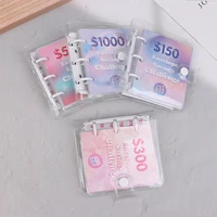 Money Saving Binder $150/300/500/1000 Savings Challenge Binder Mini Binder Cash Budget Storage Book Envelope Savings Notebook 1