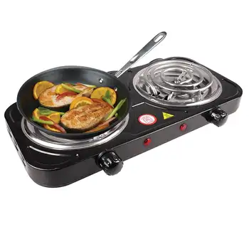 Portable Double Burner Hot Plate 1