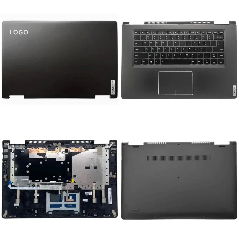 

New For Lenovo Yoga 710-15 710-15IKB ISK Laptop LCD Back Cover Front Bezel Upper Palmrest Bottom Base Case Keyboard Hinges