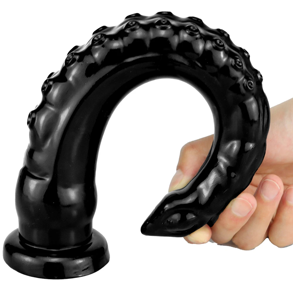 Long Anal Super Plug 31cm Deep In Tentacles Beads Buttplug Anal Enema PVC Butt Plug Prostat_voghion.com