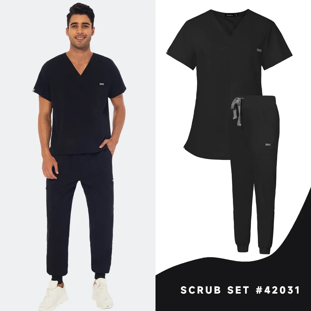 Blouse, palmen, A-lijn, V-hals, korte mouw, crêpe, donker framboos