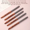 Nail brush with flat round head, large flat head，large round head,  triangular color painting, light therapy pen with cover 4