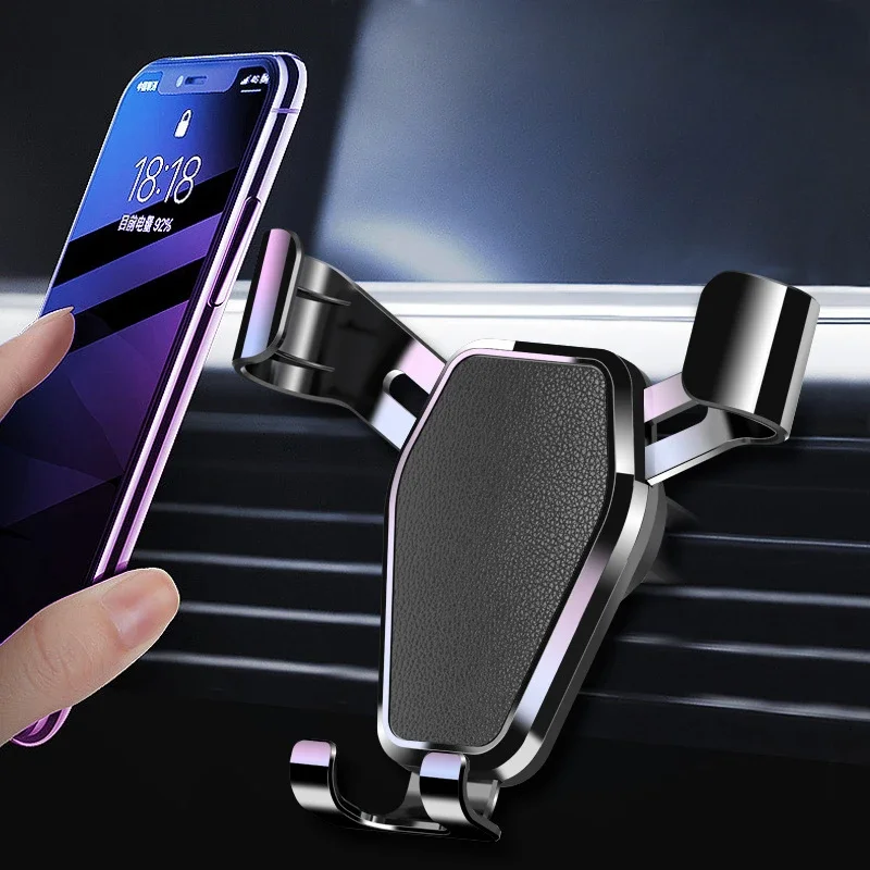 Gravity Car Holder Per Telefono Air Vent Clip Mount Mobile Cell Stand Smartphone Supporto Gps Per Iphone 13 12 Xiaomi Samsung Phone
