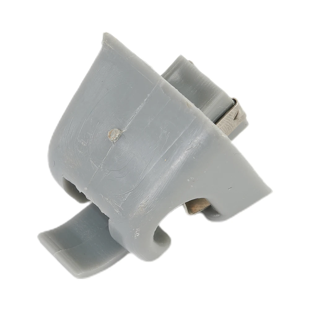 

For Mercedes For Benz Car Sun Visor Hook Clip Fixed Clips Visor Fixed Mount Plastic Stylish Look Grey 26x26.5x37.6mm