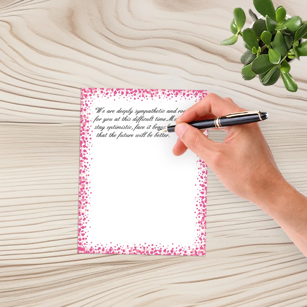 Stationery Printing Double Sided Paper 40 Sheets Writing Letterhead 100gsm For School Printers Household Products 8.5X11in