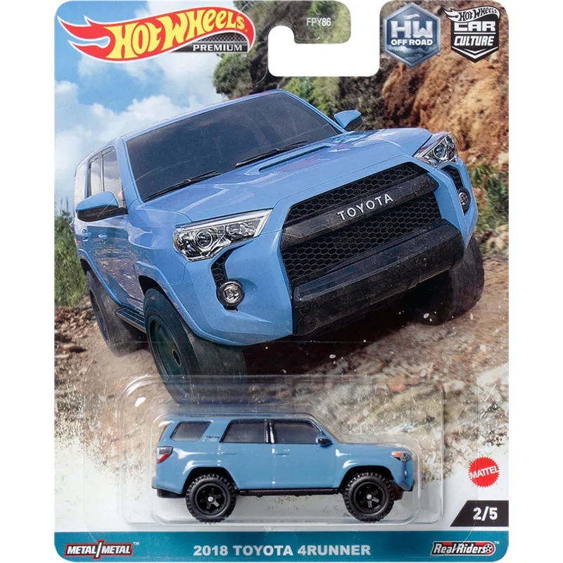 Original Hot Wheels Premium Car Culture HW Off Road Toys for Boys 1/64 Diecast 2018 Toyota 4runner Vehicles Model Birthday Gift