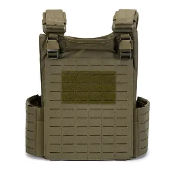 1000d Nylon Chaleco Tactico Vest Ranger-Green Tactical Gear 25x30cm Plate Carrier Molle Tactical Vest for Outdoor Hunting 3