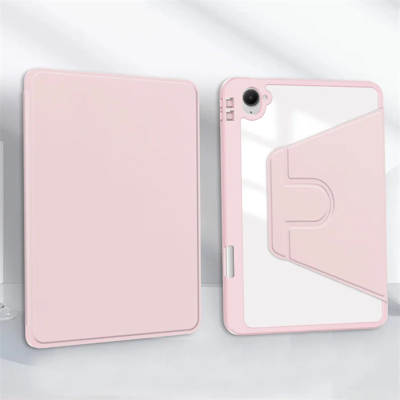 360° Rotating Clear Cover with Pencil Holder