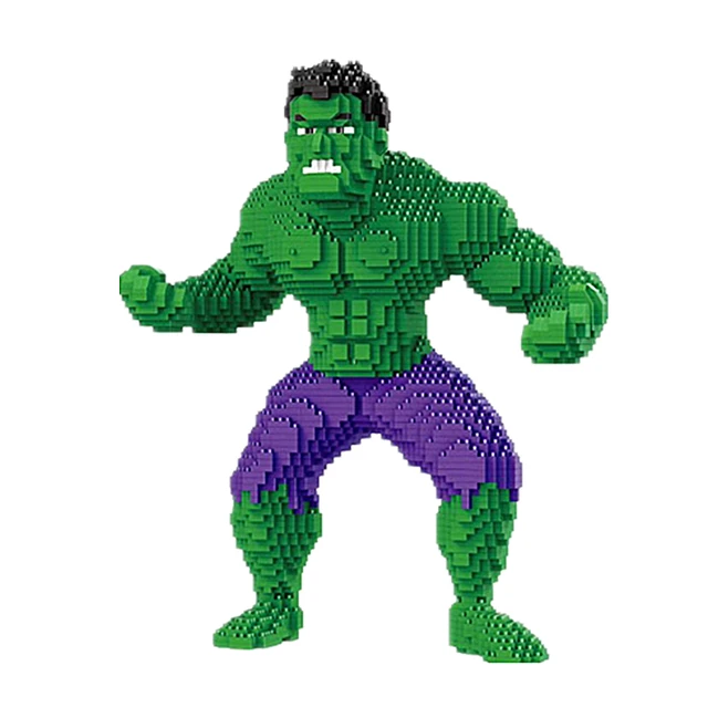 Disney Stitch Building Blocks Spider-Man Iron Man Model Assembly Toy Venom Creative Puzzle Parent-child Assembly Game 4