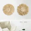 Great Wall Art Woven Straw Hanging Pendant Lightweight Straw Ornament Woven Photograph Prop Straw Ornament for Home 3