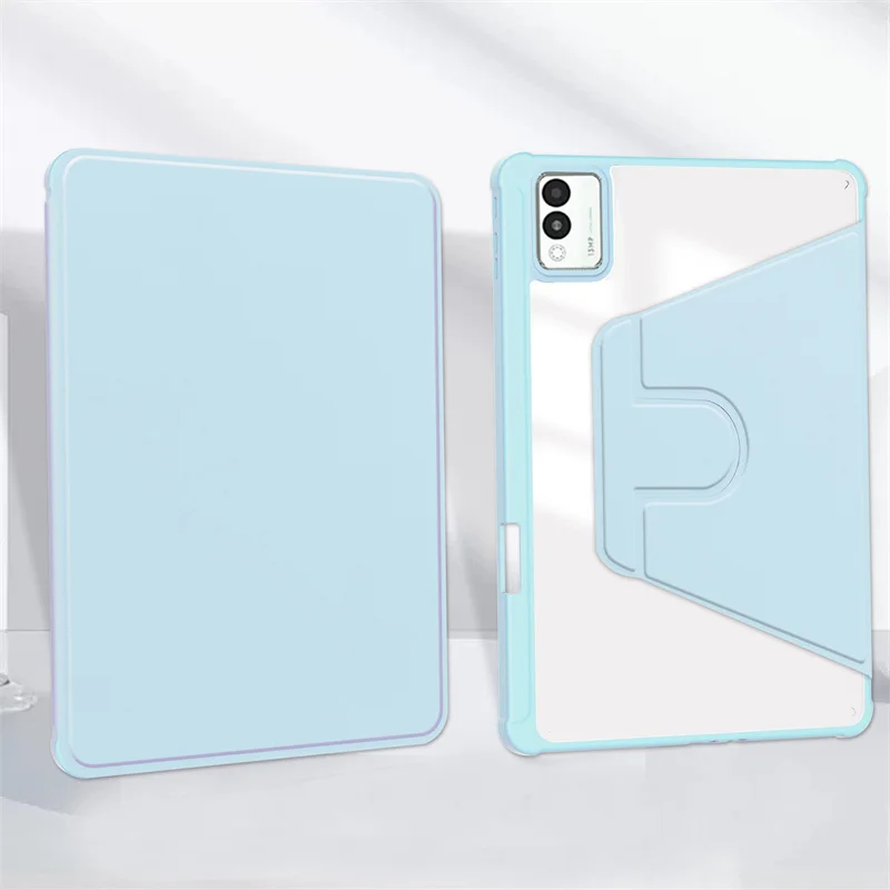 360 Rotating Acrylic Hard Stand Cover with Pencil Holder