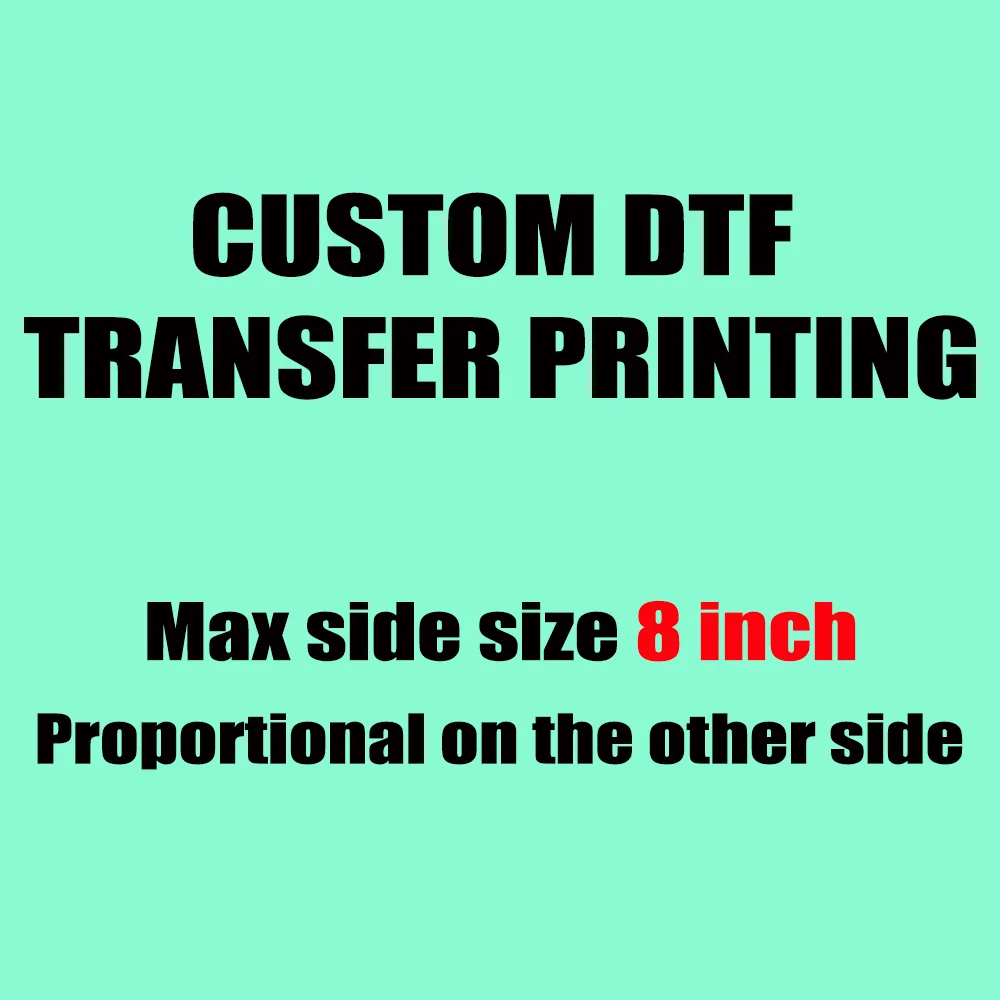 DTF Printing Thermo Iron on Decals Heat Transfers Stickers for Clothing Accessories heat transfer stickers