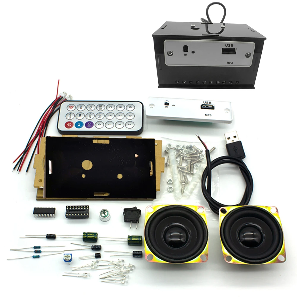 DIY-Bluetoothスピーカーキット,2x3W,電子機器,はんだ付けプロジェクト