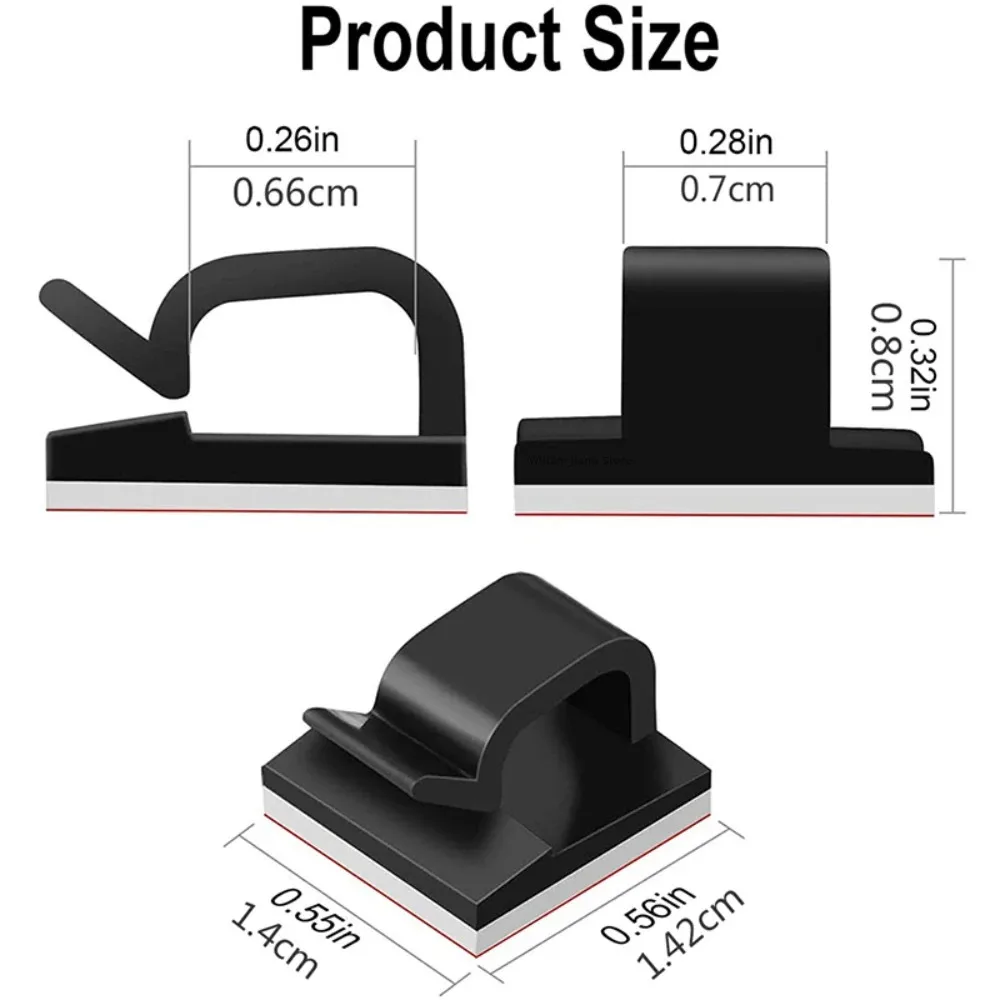 Cable Management Clips - Wire Organizer and Protector