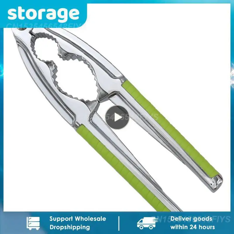 Multi-Function Stainless Steel Nutcracker Pine Pecan Hazelnut Pliers Quick Walnut Cracker Nut Cracker Sheller Opener