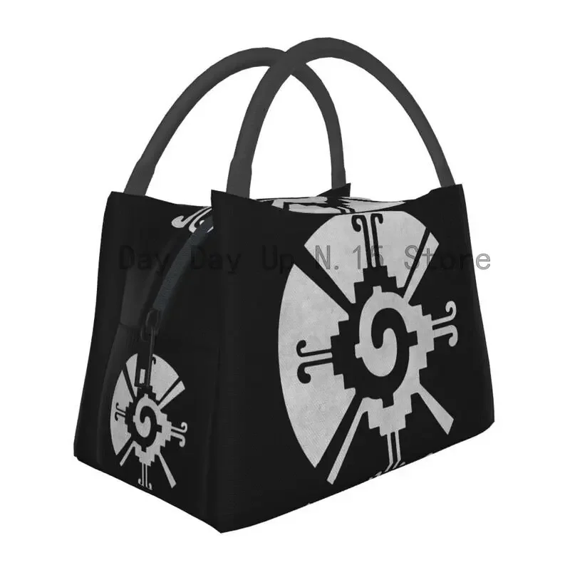 

Hunab Ku Ometeotl Aztec Yucatec Maya Mayan Inca Toltec Insulated Lunch Bag School Office Portable Thermal Cooler Lunch Box Women