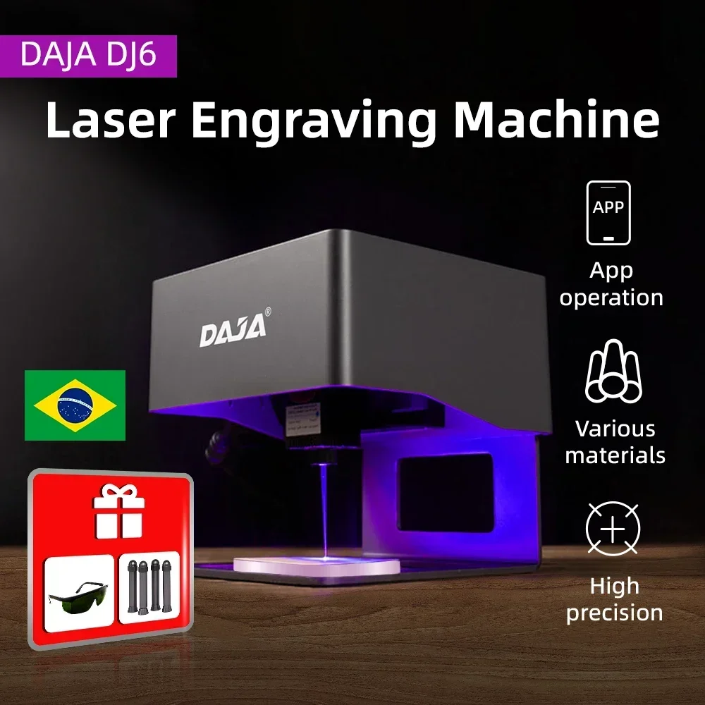 DAJA レーザー彫刻 CNC DIY DJ6 レーザー彫刻機 3000mw 高速ミニロゴ