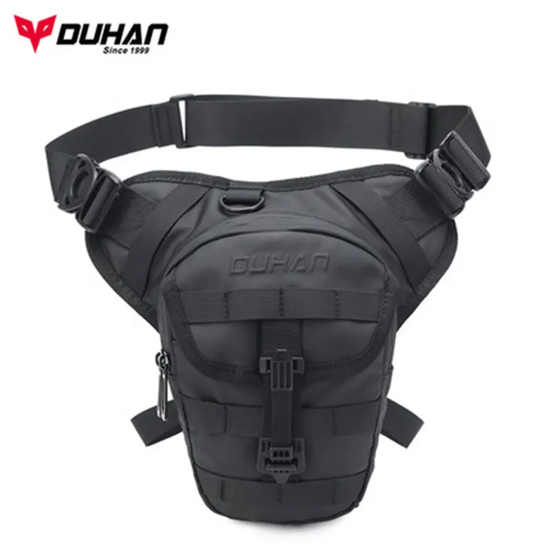 

DUHANNEW Motorcycle Multifunctional Leg Bag Multiple Compartments Motorcycle Waist Bag Can Be Used As A Motorcycle Fuel Tank Bag