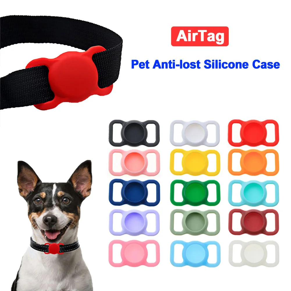 1PC Für Apple Airtag Fall Hund Katze Kragen GPS Finder Bunte Leuchtende  Schutzhülle Silikon Fall Für Apple Air Tag tracker Fall - AliExpress