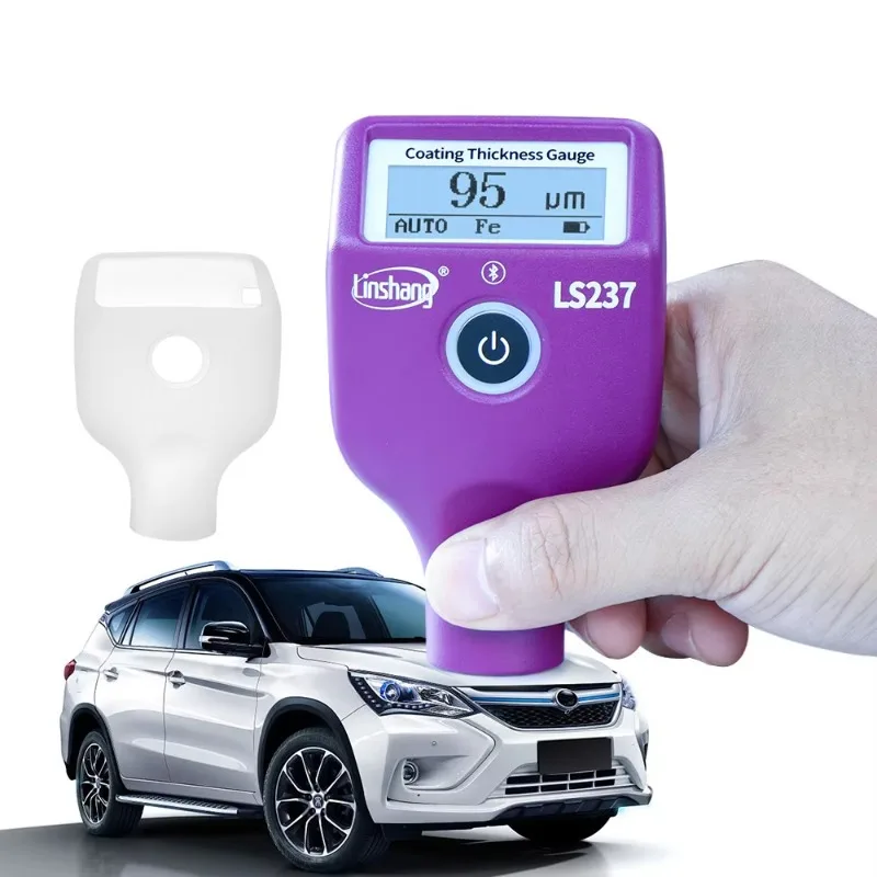 Car Paint Thickness Gauge Auto Coating Identify Ferrous Putty Type-C Charge Three Color Rotatable Screen