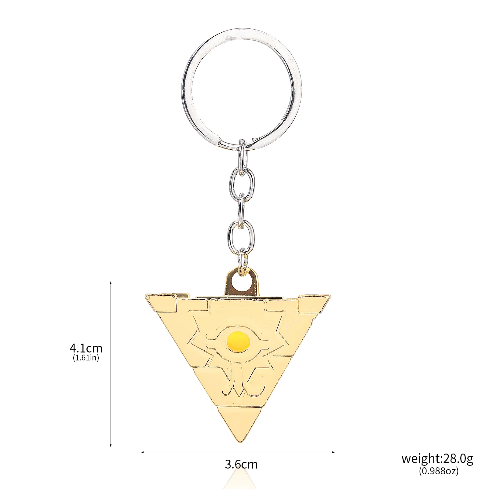 Anime Yu-Gi-Oh Keychain Yugi Muto Big Size 3D Millenium Puzzle