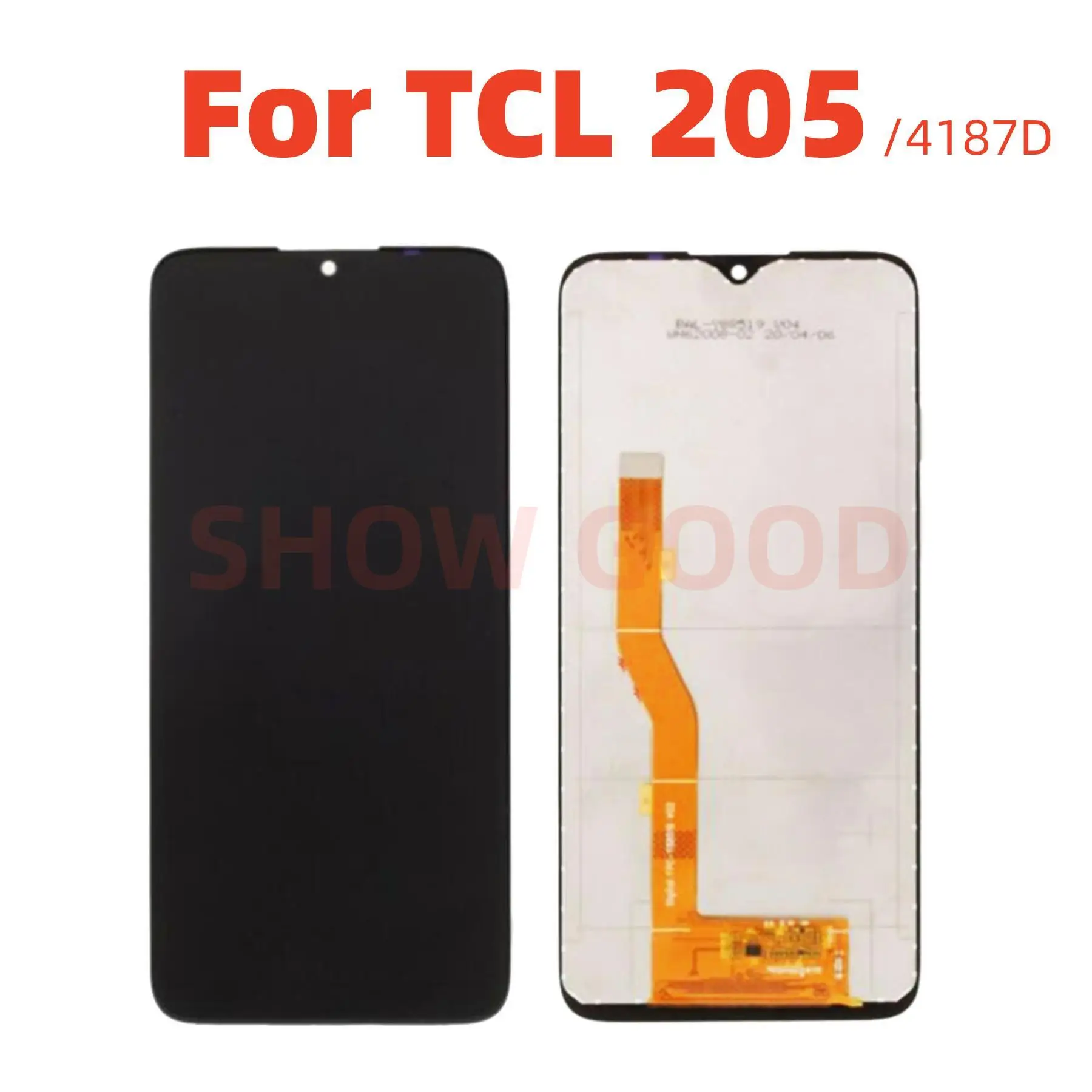 

Original LCD For TCL 205 4187D Display Premium Quality Touch Screen Replacement Parts Mobile Phones Repair Free Tools