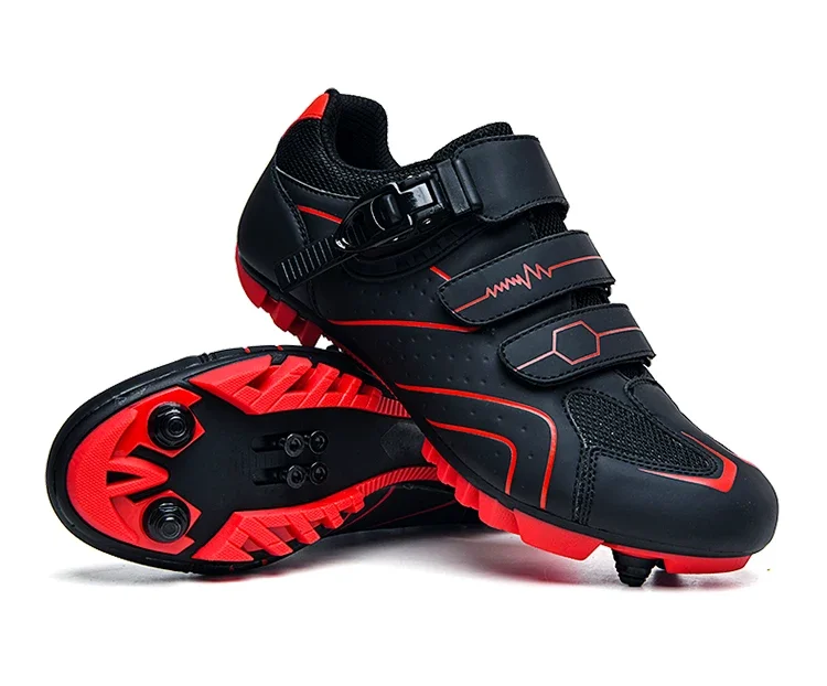 Cycling Sneaker Mtb Pedal Bicycle Shoes Flat Mountain Cycling Shoes Cleat Rb Speed Footwear Man Women New Selflocking