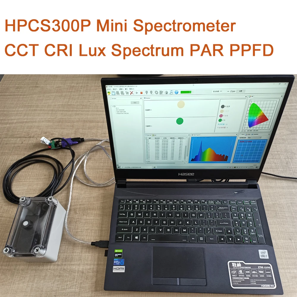 

PAR Spectrophotometer HPCS300P Mini PPFD Light Meter