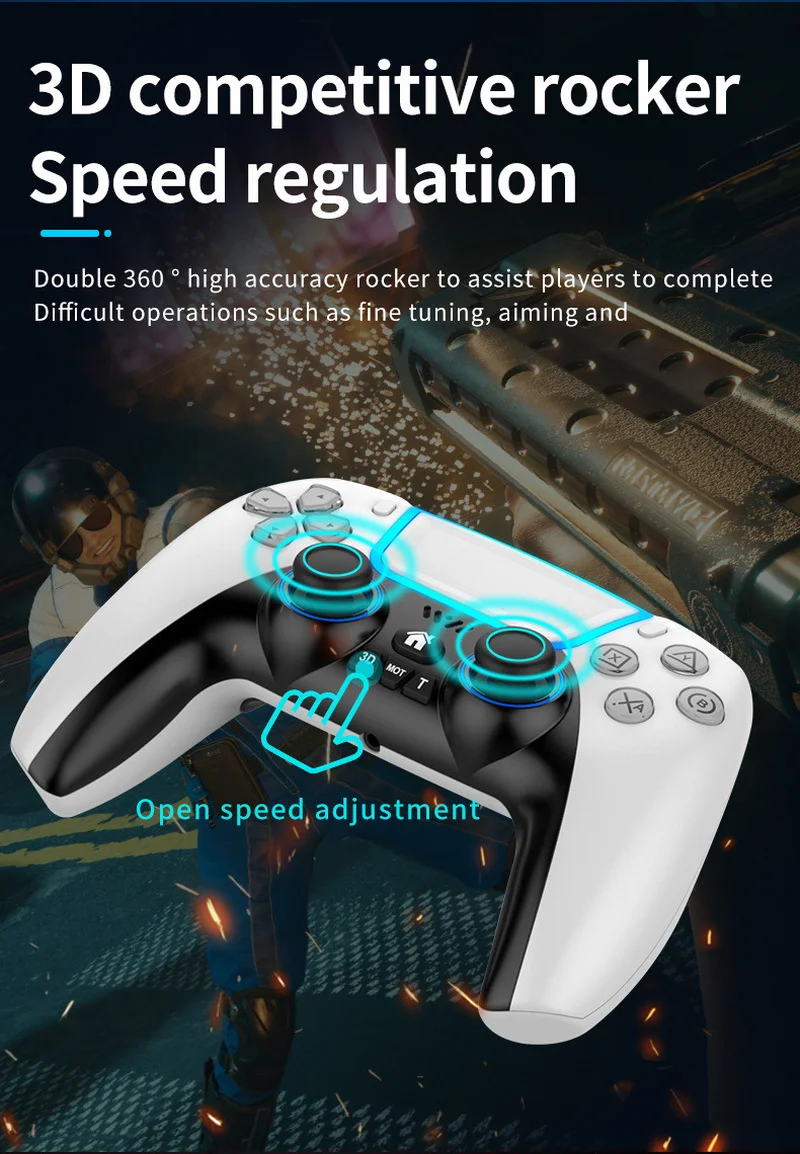  BT  Ʈѷ  е  RGB Ʈ ġ е  Ű  PS3 PS5 PS4 ȵ̵ ġ PC  3D ̽ƽ