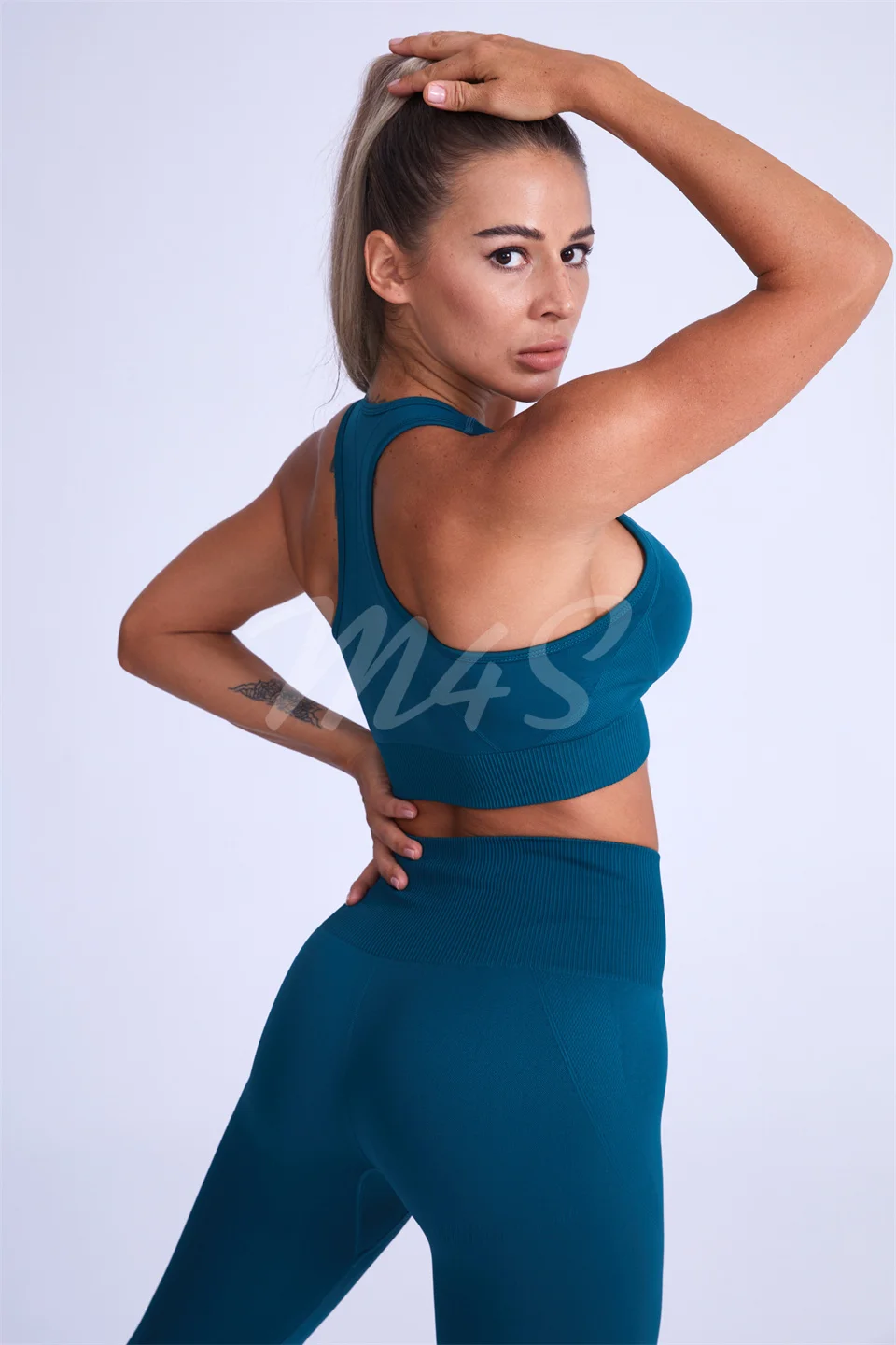 2 stück Yoga Sets Ensemble Weibliche Frauen Gym Kleidung Nahtlose Workout Set Fitness Trainingsanzug Set Sportswear Set Crop Top Leggings