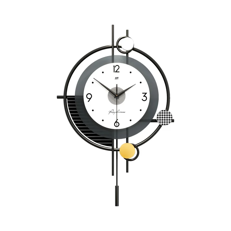 Hanging Clock Simple and Atmospheric Living Room Fashionable Restaurant Porch Wall Background Decoration Art wall clock