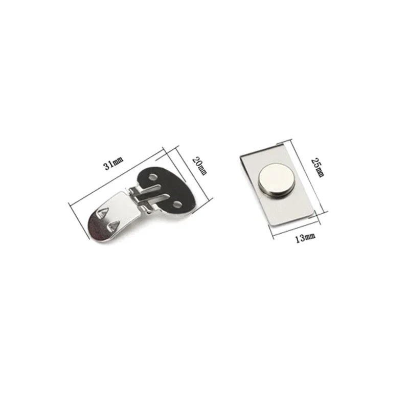 1 Set Casual Office Easy Install Portable Daily Invisible Magnetic Tie Clip For Men Party Business Multifunction Durable
