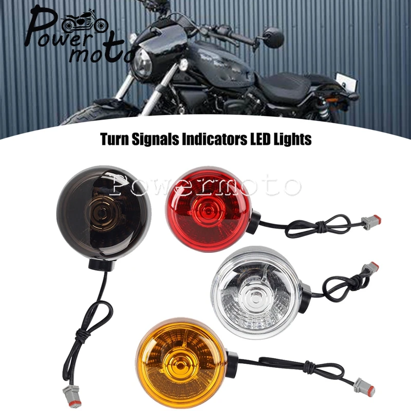 

LED Turn Signals Motorcyle Indicator Bullet Blinker Lamp For Harley Sportster S RH1250S Nightster 975 Pan America 1250 2021-2023