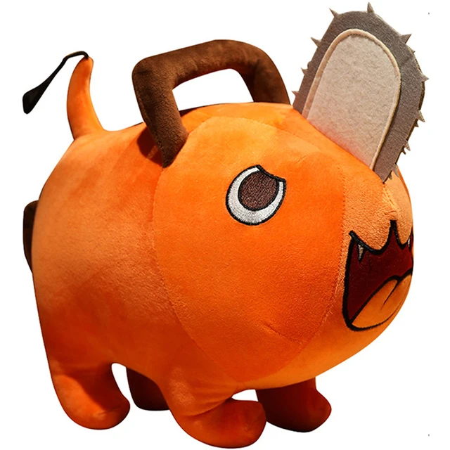 Product Review: 10-30cm Pochita Plush Anime Chainsaw Chain Saw Man Cosplay Standing Orange Dog Stuffed Doll Japan Stranger Kids Birthday Gift