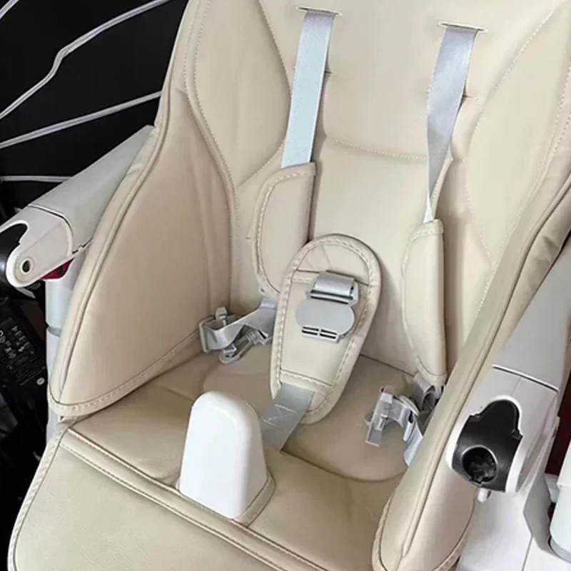 New Baby Chair Cushion PU Oxford Seat Leather Cover Kids Growth Chair Seat Cushion Dinner Case Children Dining Accessories