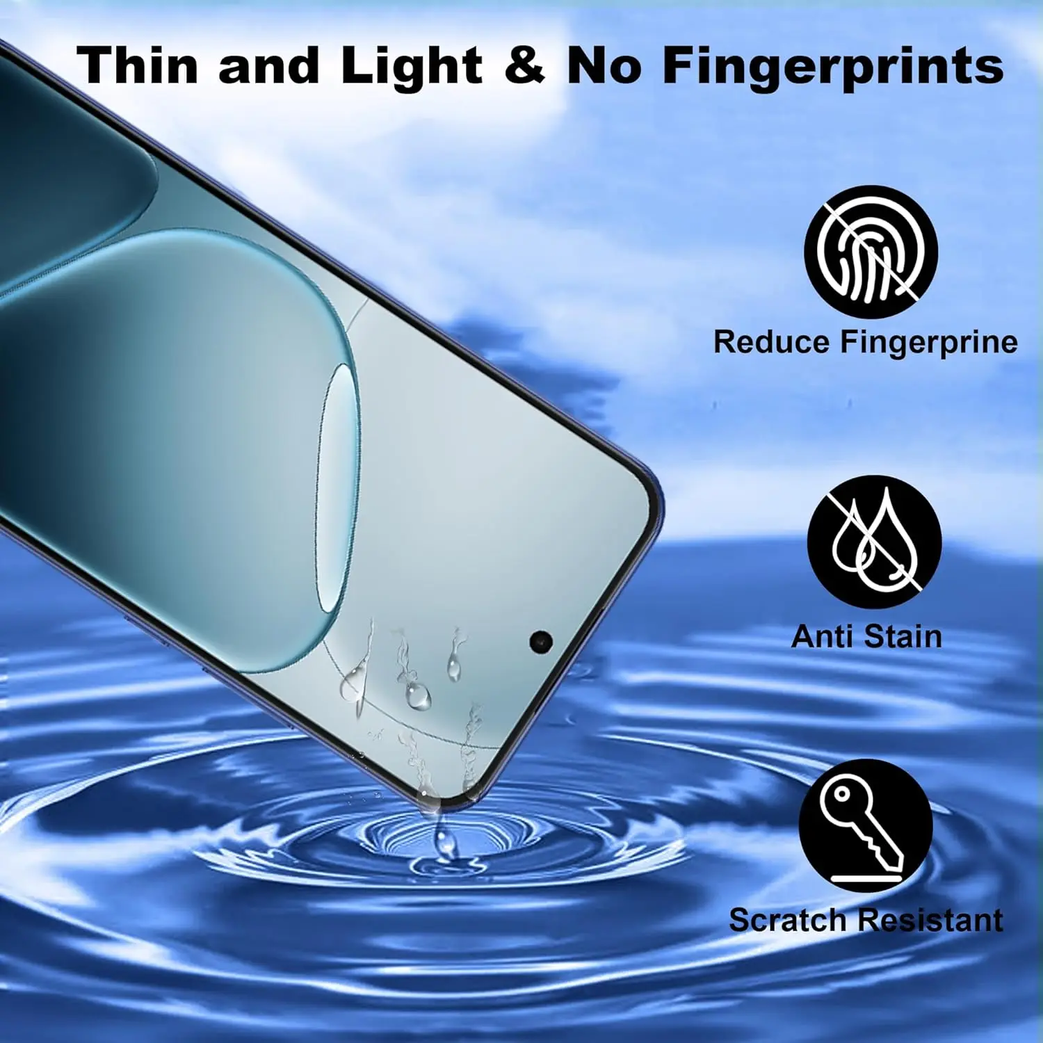 Premium 9H Tempered Glass HD Screen Protector - 2/4 Pack