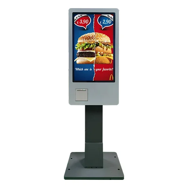 

fast food restaurants self service payment ordering kiosk terminal restaurant order bill print