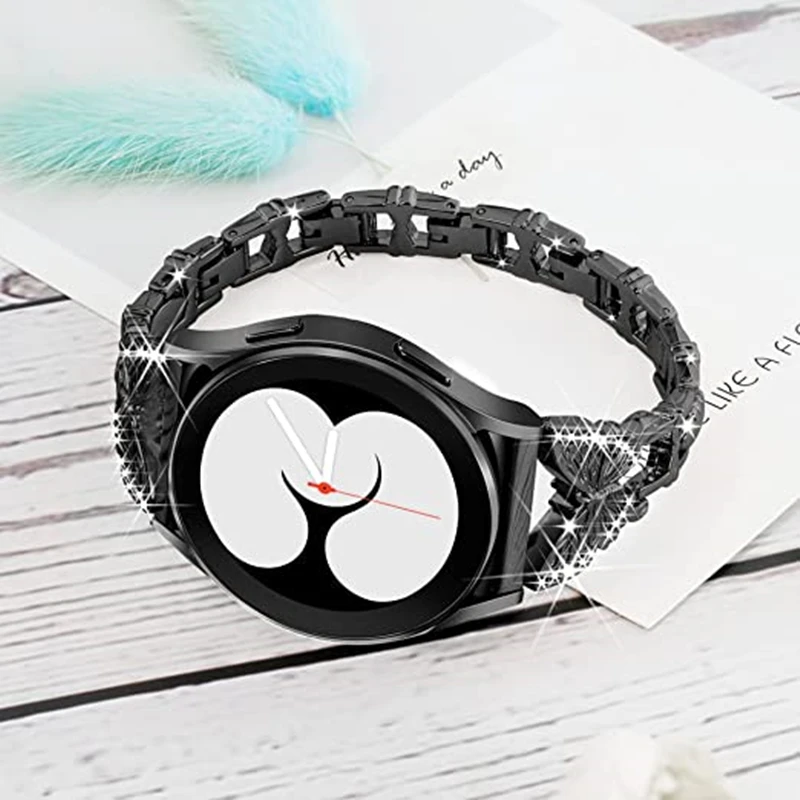 

Браслет для Samsung Galaxy Watch 4 Classic, браслет из нержавеющей стали с бабочкой для Galaxy Watch 5 Pro, 20 мм, 40 мм, 44 мм, 46 мм, 42 мм