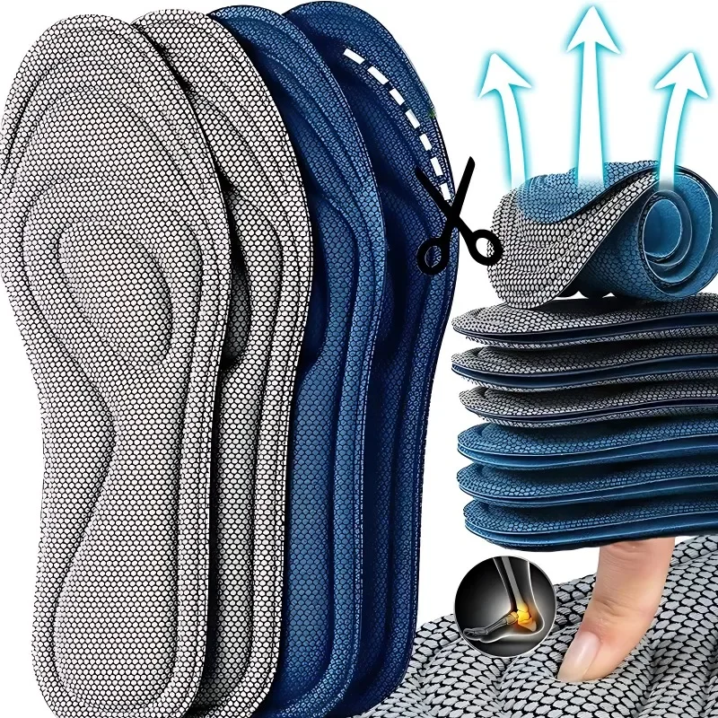 Antibacterial Insoles Soft Memory Foam Orthopedic Shoe Pad Unisex Deodorization Soft Insole Sweat Absorption Sport Shoe Pads shoe insoles orthopedic insoles