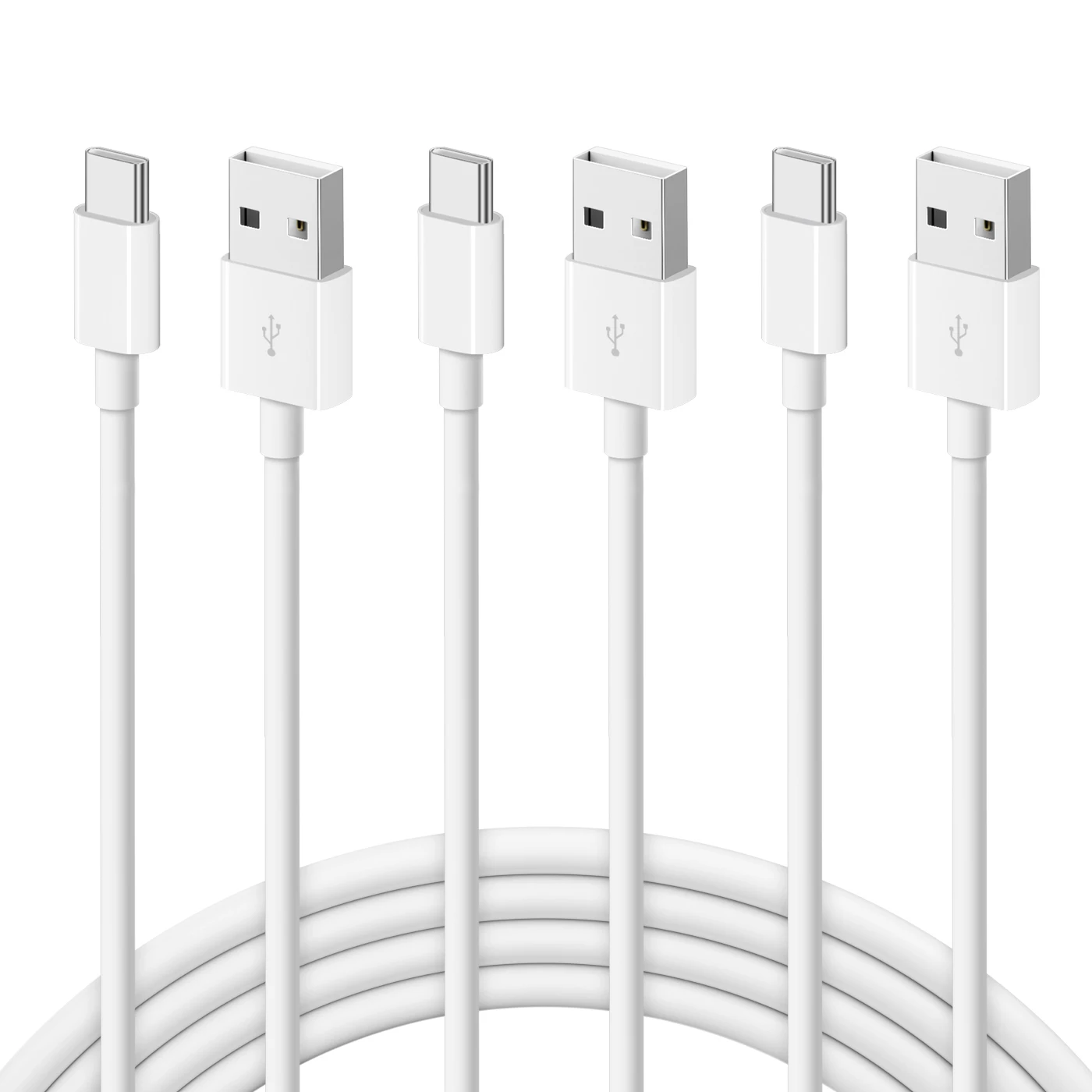High-Speed USB to Type C Fast Charging Cable, 2.4A Super Charger Data Cord