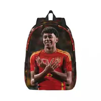 Lamine Y-Yamal Fashionable and avant-garde, fully printed, comfortable student backpack for carrying. 1