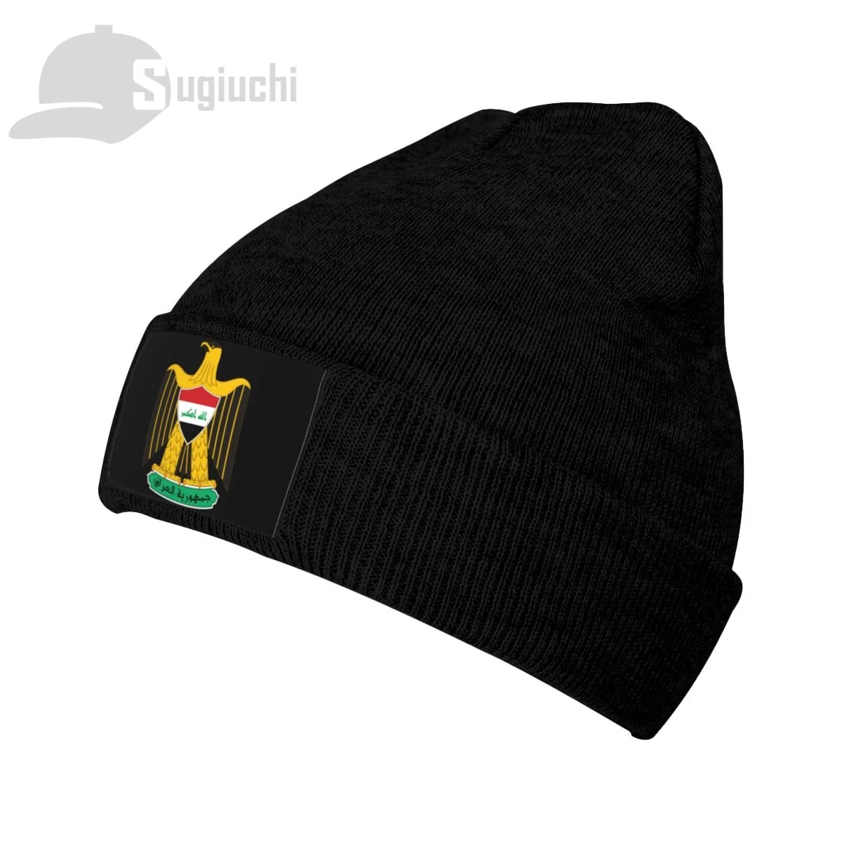 

Emblem Of Iraq Country Top Print Men Women Unisex Knitted Hat Winter Autumn Beanie Cap Warm Bonnet