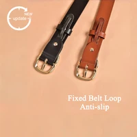 BeauToday Retro Belts Women Genuine Cow Leather Oval Metal Buckle Width 2.9cm Accessories 2023 Ladies Waistband Handmade 91004 - Image 4