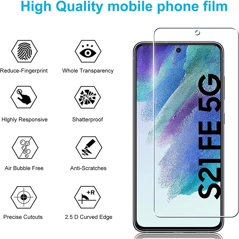 Premium Tempered Glass Screen Protector Set - High-Definition Clarity and Scratch Resistance