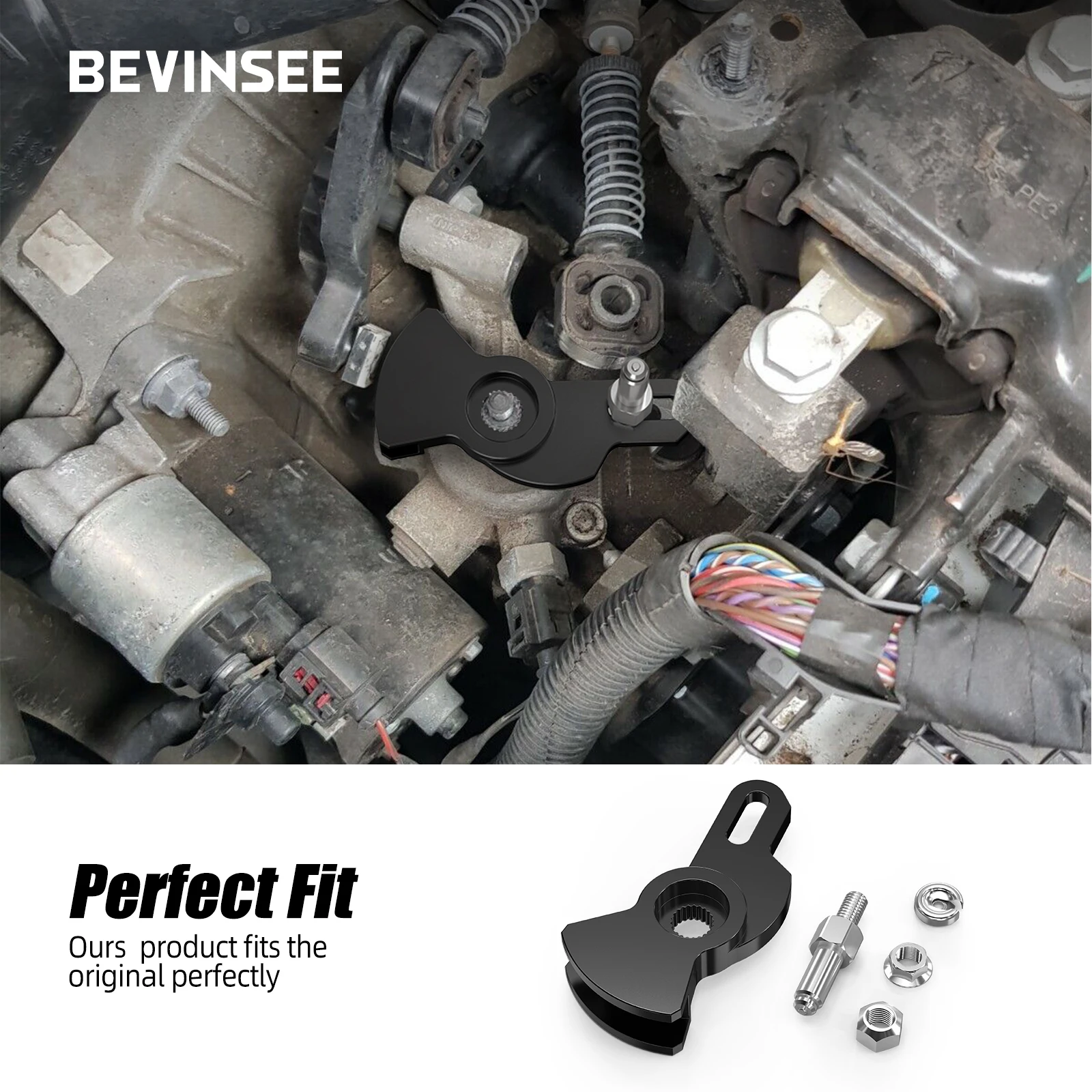 Gear Shifter Adjustable Short Shifter Arm 5-speed Manual Kit for VW Golf MK4 MK5 Jetta MK4 Audi A3 Audi TT MK1